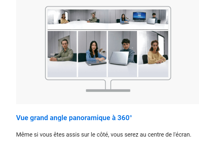 Maxhub - Caméra Visio 360°