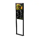 Peerless - Support de sol pour Samsung OM55 Double écran
