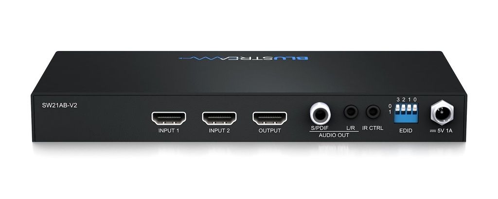 Switch 2 HDMI avec sortie audio intégrée