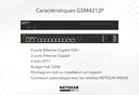 Netgear - Switch manageable 8 ports Gigabit PoE+ 125W et 2 ports SFP
