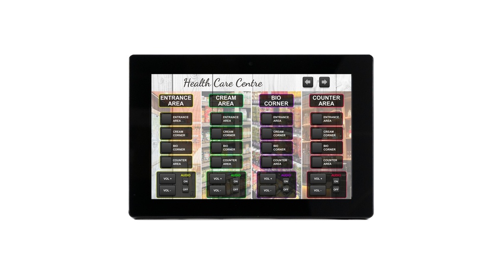 ECLER - Ecran TFT tactile de commande EclerNet