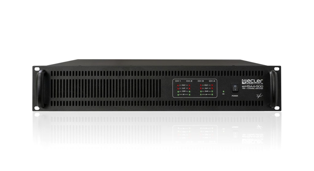 ECLER - Amplificateur multicanal haute impédance eHSA 4-500
