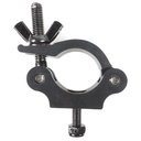 TRUSS - Collier noir pour tube 48 à 51 mm, C.M.U. 300 kg, boulon M10