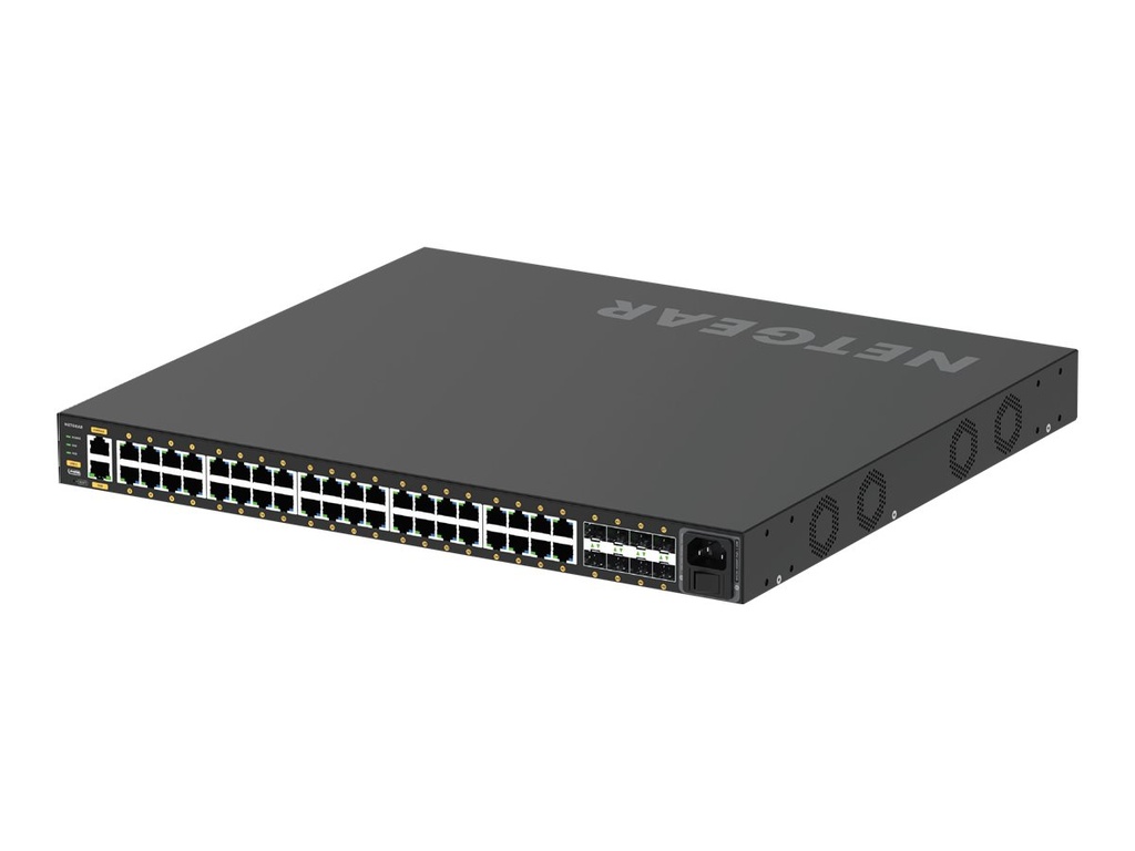 [GSM4248PX-100EUS] Netgear - Switch manageable 40 ports Gigabit PoE+ 960W, 2 ports Gigabit et 8 slots SFP+