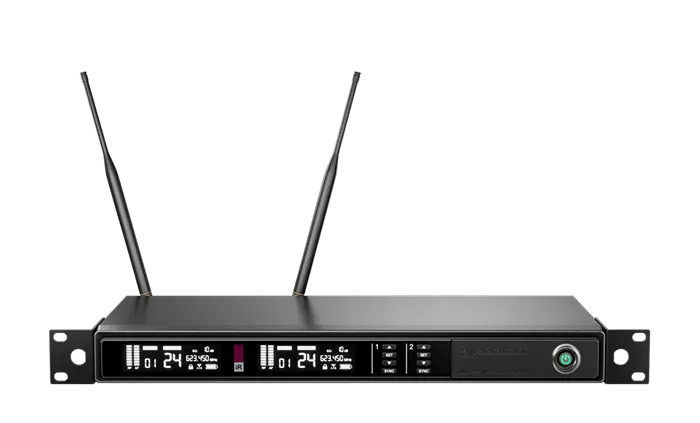 RELACART – Système micro sans fil UHF 2 canaux True Diversity 64 MHz