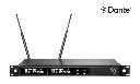 RELACART – Double-canal True Diversity Wireless Microphone System (avec Dante)