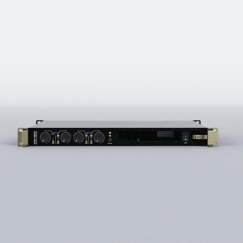 [AURA4B600] ECLER – Amplificateur multicanaux Classe D 4×600 W AURA-4B600