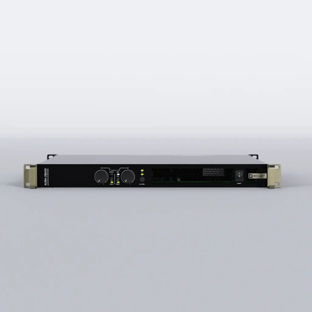 [CAURA2B600] ECLER – AURA‑2B600 Amplificateur 2 canaux 2×600 W Classe D