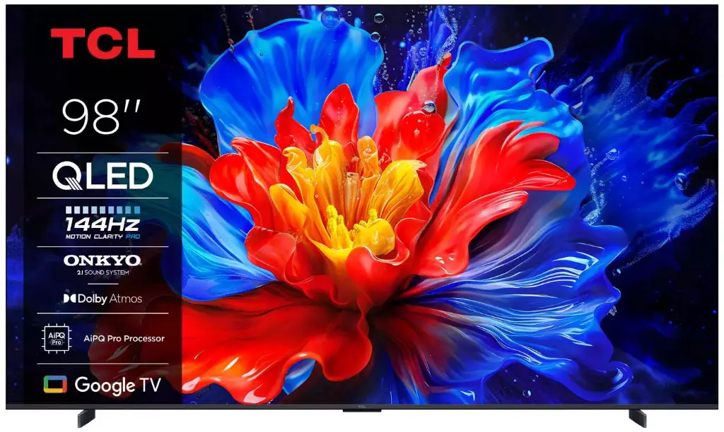 TCL - SMART TV Grand public QLED 144Hz 98 pouces (249cm)