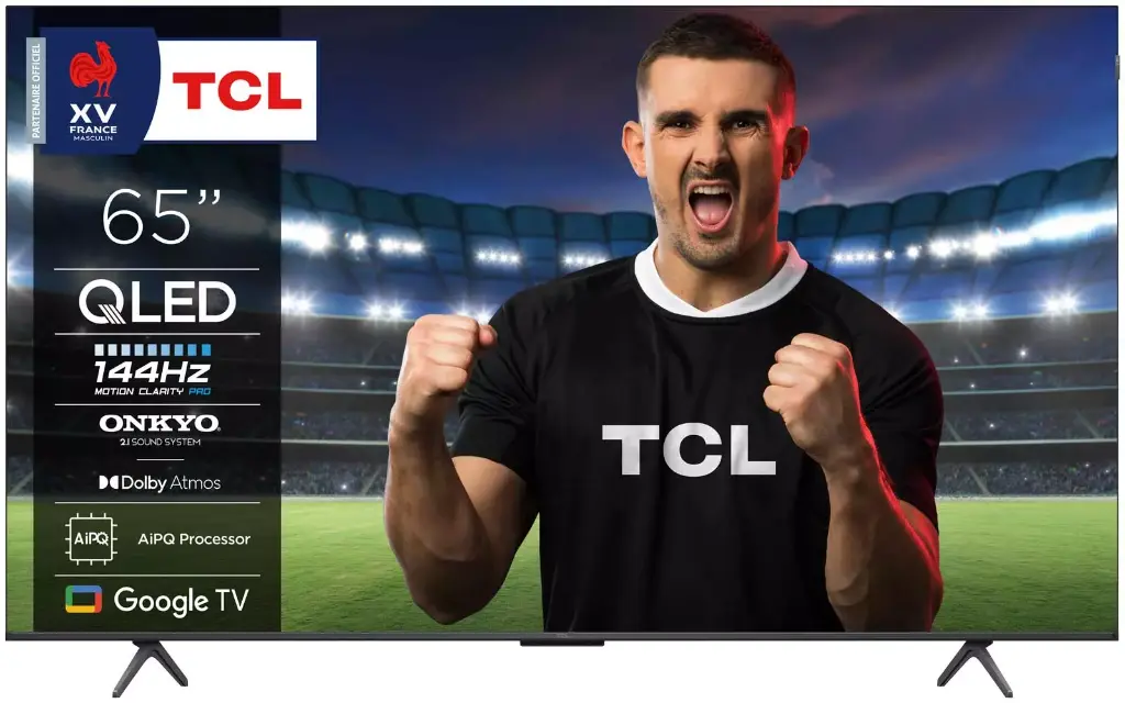 [65P89K] TCL - SMART TV Grand public QLED 144Hz 65 pouces (164cm)