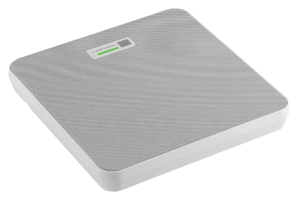 AUDIO‑TECHNICA – Microphone de plafond à faisceaux dynamiques Dante