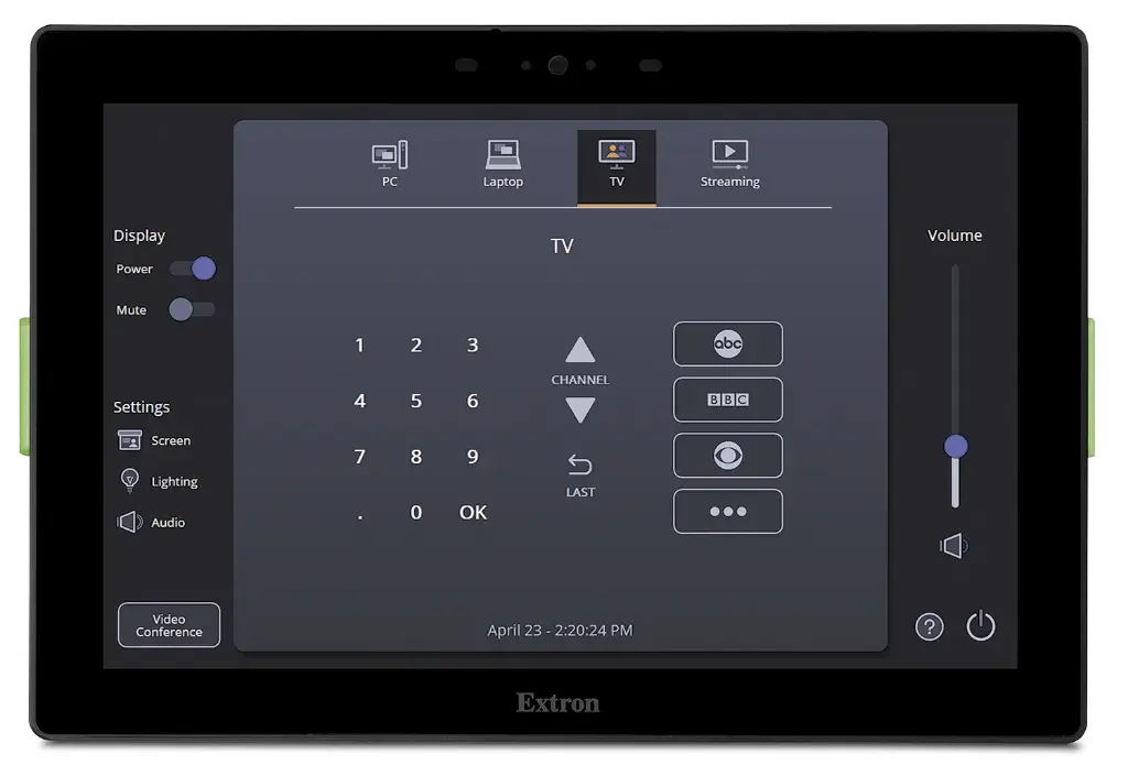 EXTRON – TLP Pro 1025M – écran tactile mural 10" TouchLink Pro
