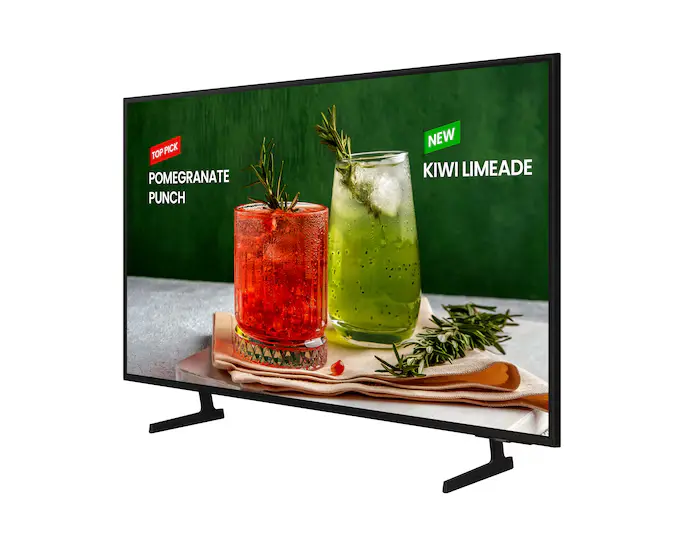 SAMSUNG – BE85D‑H – Écran professionnel 85" 4K UHD affichage dynamique / Business TV
