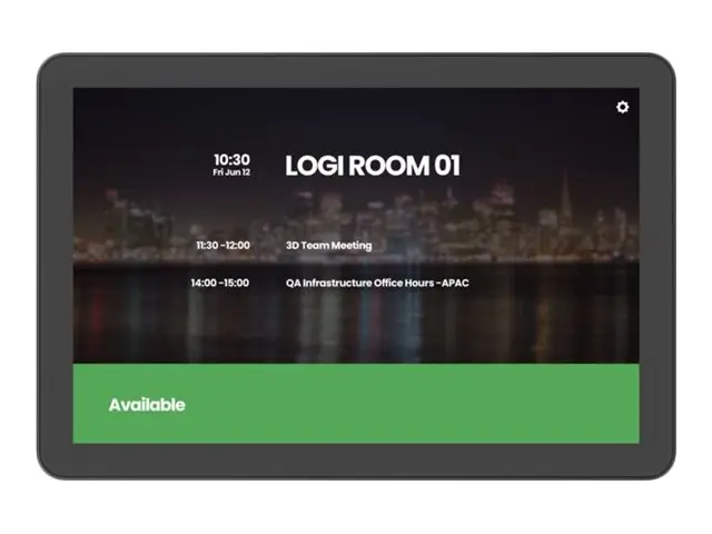[952‑000091] LOGITECH – Tap Scheduler – écran de réservation de salles tactile professionnel