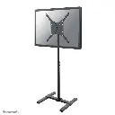 NEOMOUNTS – NS‑FS100BLACK – Support au sol pour écran plat 10‑55″, réglable en hauteur, inclinable, VESA 75×75 à 400×400, noir