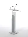 RONDSON – Colonne pupitre amplifiée 100 W avec batterie rechargeable et microphones