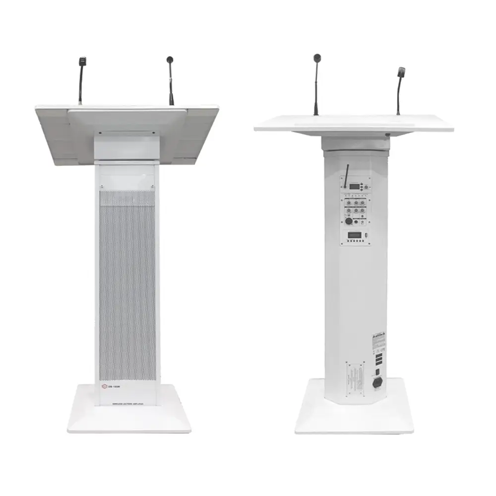 [CSV-540R/U-899H] RONDSON – Colonne pupitre amplifiée 100 W  et microphones