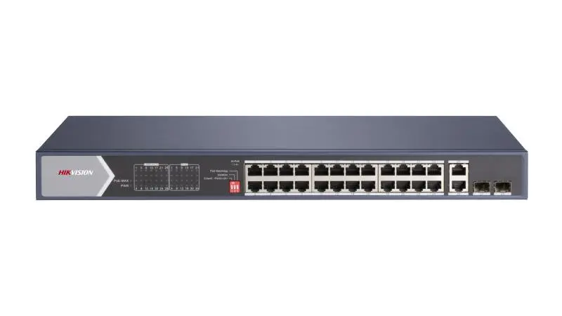 HIKVISION - Switch PoE+ 24 Ports Gigabit Hi-PoE 370W