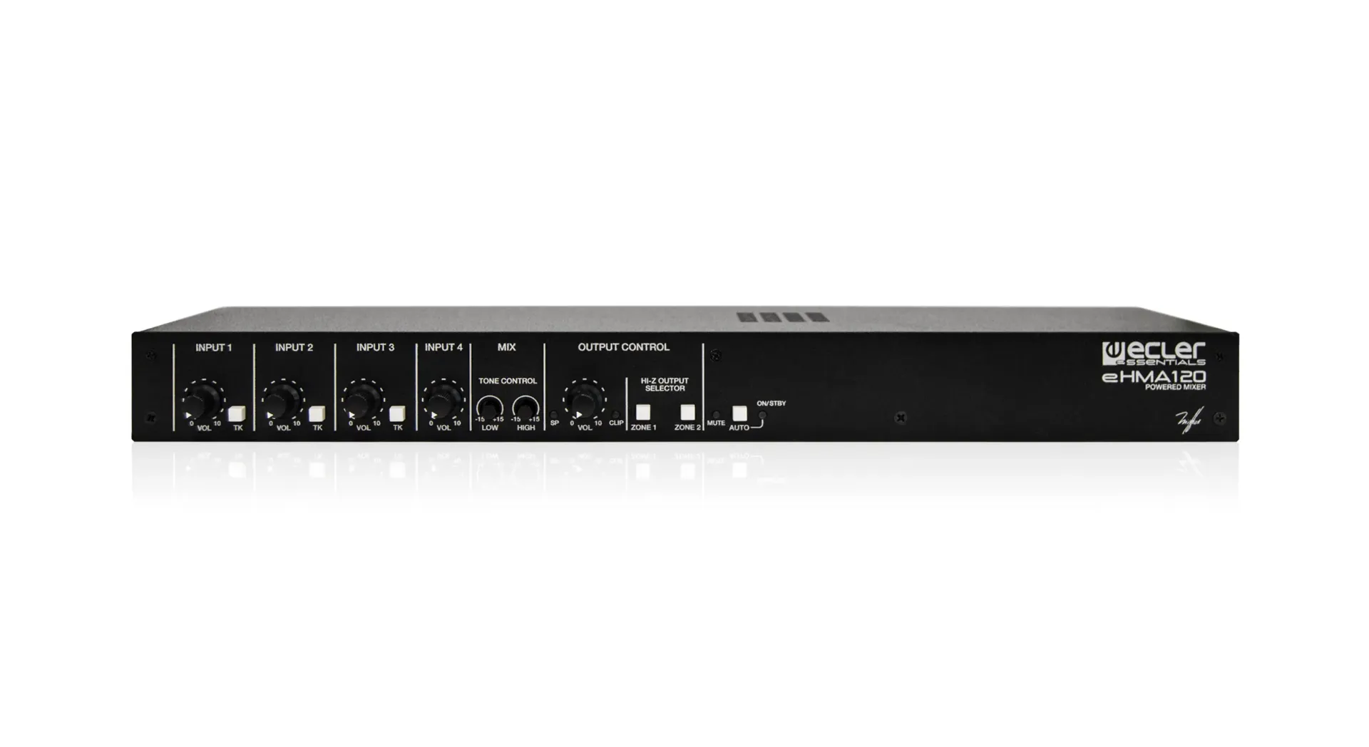 ECLER – eHMA120 – Amplificateur mélangeur 95 W, 2 zones