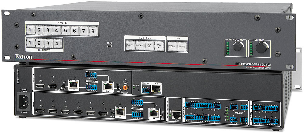 EXTRON DTP CrossPoint 84 - Grille de présentation 8x4