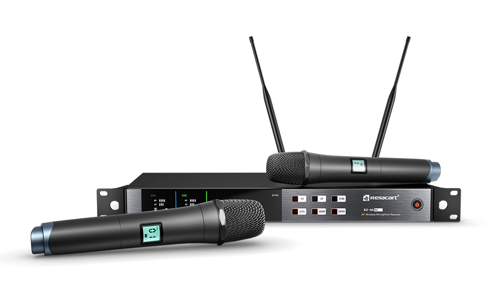 Relacart - Kit Récepteur + 2 micros main HF