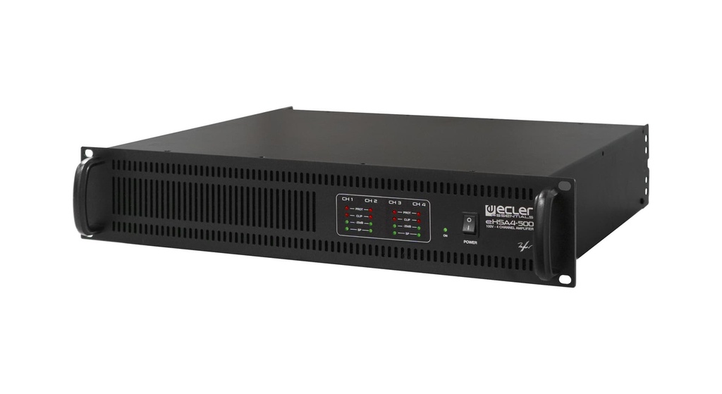 ECLER - Amplificateur multicanal haute impédance eHSA 4-500