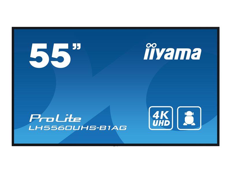 [LH5560UHS-B1AG] Iiyama - Moniteur 4k-UHD 24h/7j Gamme ProLite LHxx60UHS (55)