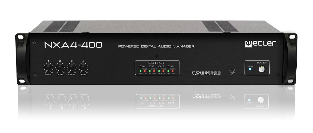 ECLER - Gestionnaire audio numérique amplifié NXA 4-400
