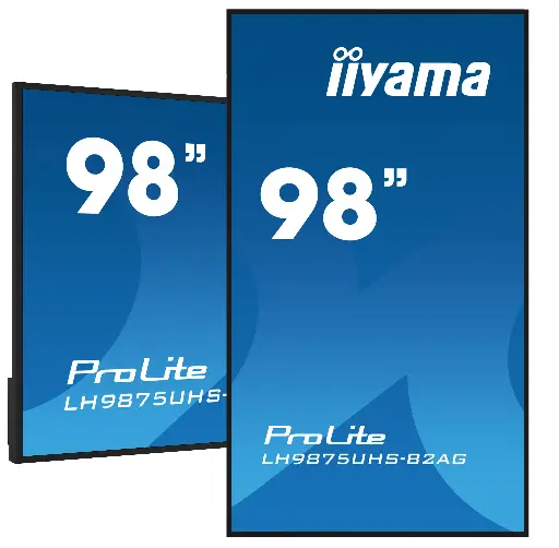 [LH9875UHS‑B2AG] IIYAMA – Moniteur professionnel ProLite 98″ 4K UHD