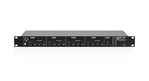 [SAM412T] Mixette 1U/19", 4 entrées MICRO/LINE et contrôle de tonalité à 3 bandes par canal