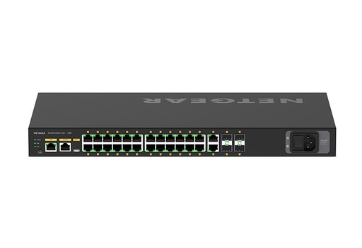 [GSM4230P] Netgear - Switch manageable 24 ports Gigabit PoE+ 300W, 2 ports Gigabit et 4 slots SFP