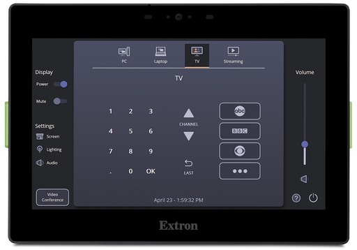 EXTRON - Écran tactile TouchLink Pro 7" mural