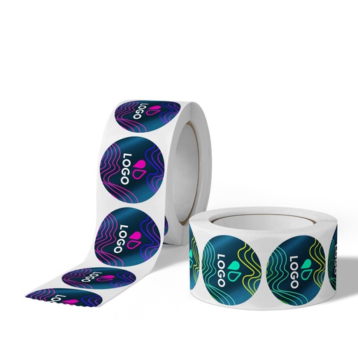 Étiquettes en rouleau en plastique - 2 Rouleaux de 100