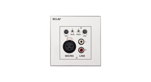 [CWPAMIXT] ECLER - Panneau mural à Micro-mixeur WPaMIX-T