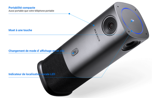 [UC M40] Maxhub - Caméra Visio 360°