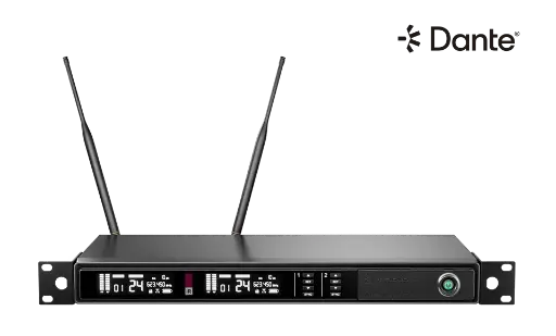 [UR-290D] RELACART – Double-canal True Diversity Wireless Microphone System (avec Dante)