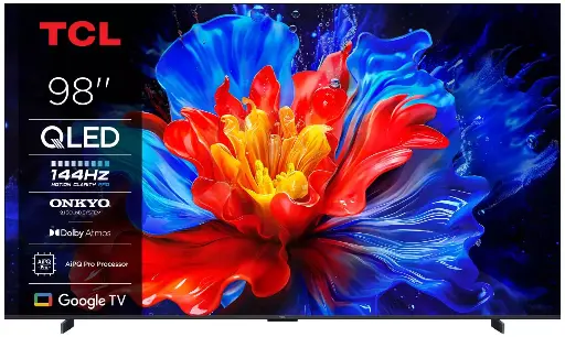 [98P89K] TCL - SMART TV Grand public QLED 144Hz 98 pouces (249cm)