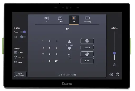 [60-1566-02] EXTRON – TLP Pro 1025M – écran tactile mural 10" TouchLink Pro